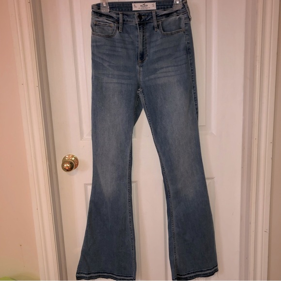 Hollis tee jeans, flare, size 27/33 blue - Picture 1 of 4